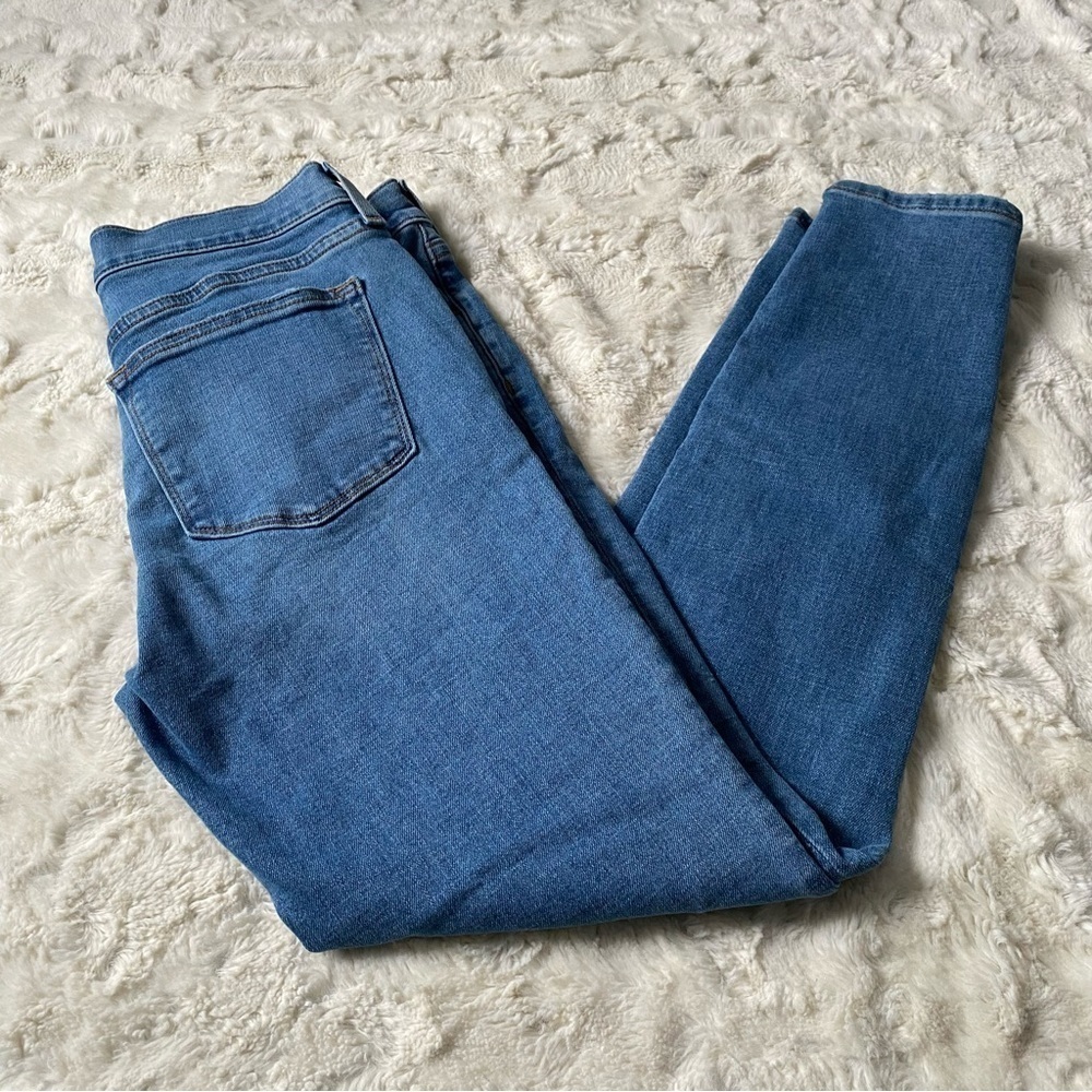 J. Crew Women's Size 27 Blue 8" Mid Rise Skinny Jeans